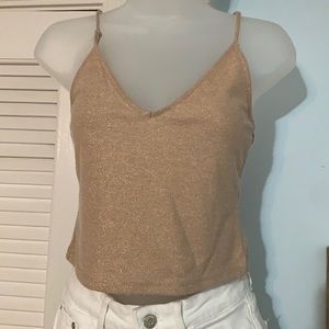 Rose Gold Crop tank